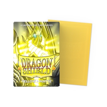 Dragon-Shield-matte-Yellow-japanese-size-60-Sleeves