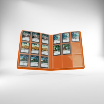 Gamegenic-casual-18-Pocket-binder-orange-with-cards