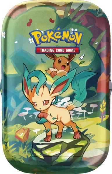 pokemon-cards-prismatic-evolutions-Leafeon-mini-tin-englisch