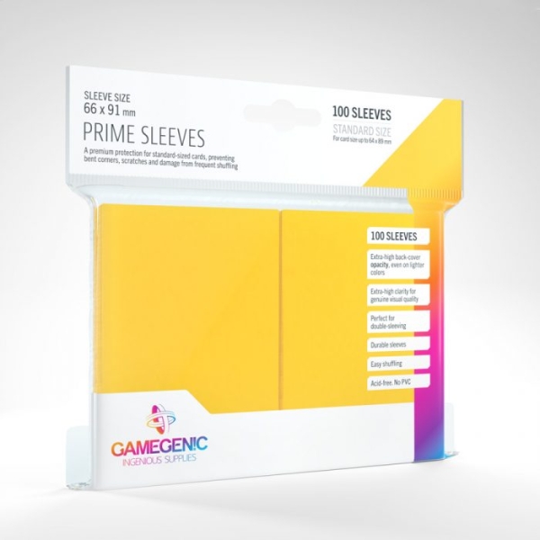 Gamegenic-Standard-Sleeves-prime-yellow-100-Sleeves