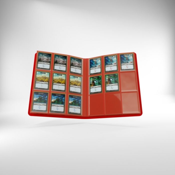 Gamegenic-casual-18-Pocket-binder-red-with-cards